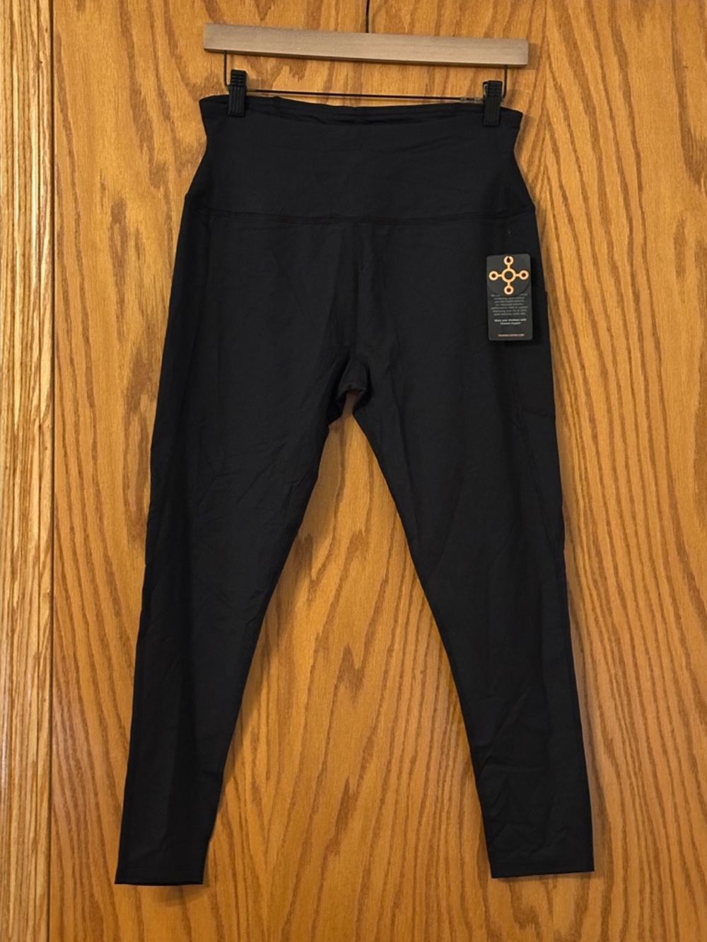Tommie Copper Lower Back Support Black High-Waisted Leggings - NWT - Size L - Picture 2 of 12